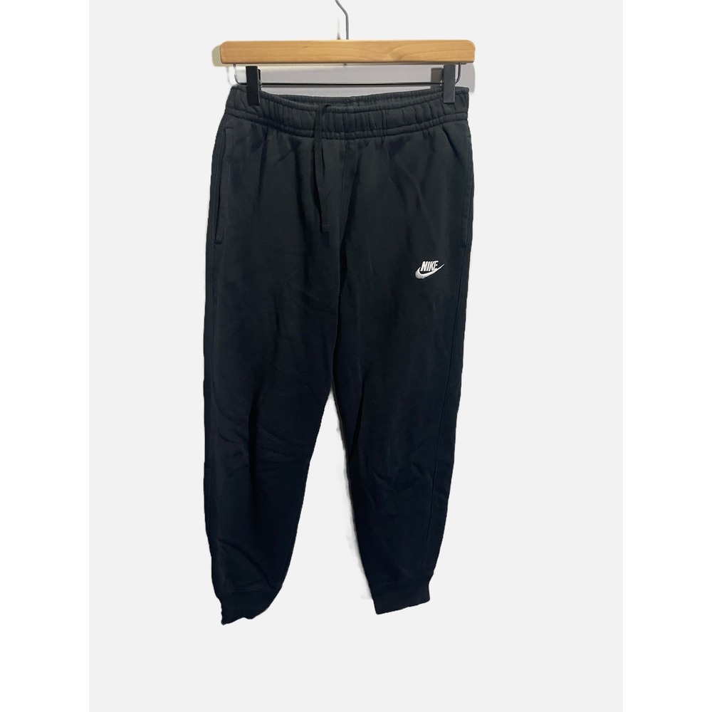 Nike Joggers Mens Small Black Fleece Sweatpants Club Sportswear Activewear
